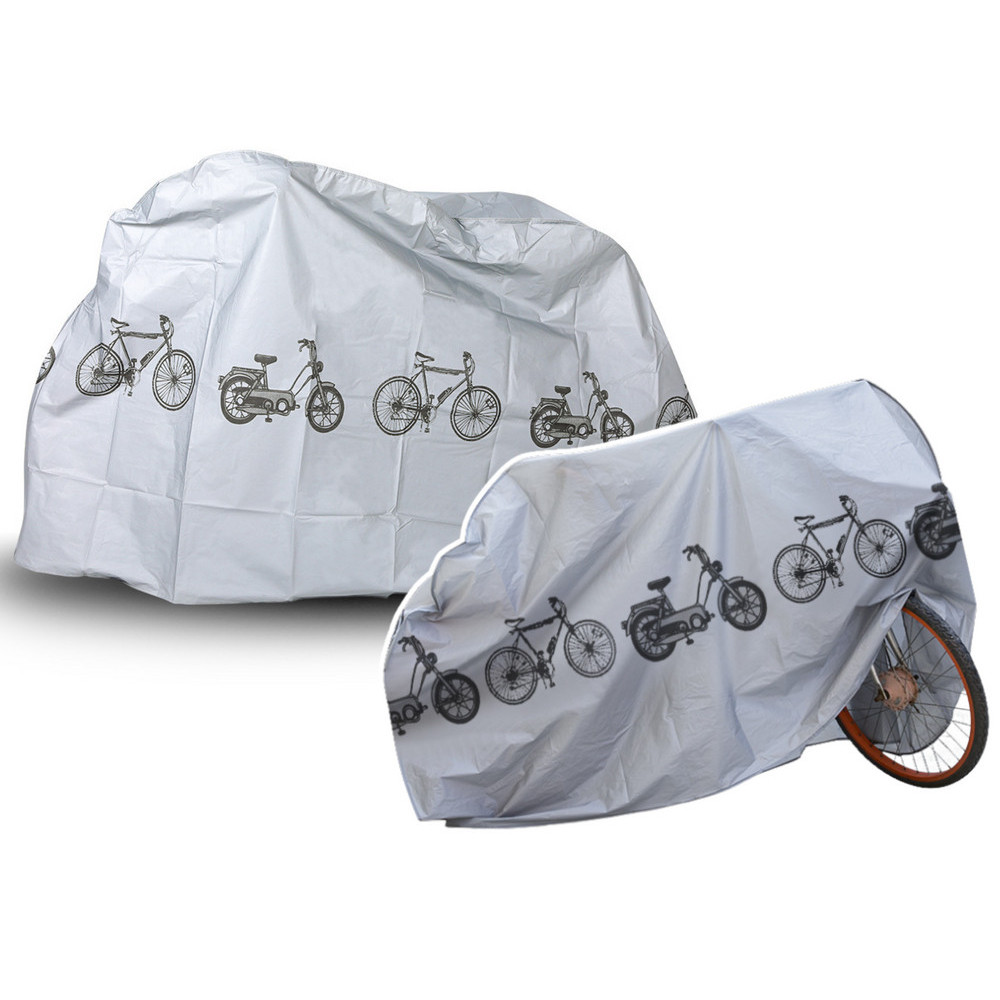 Skydd med kardborreband för cykel scooter Vattentätt material 210x100x64 cm