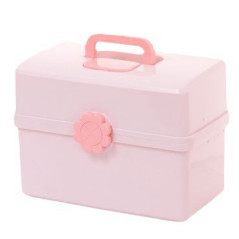 Organisatör Låda för Smycken, Kosmetika och Tillbehör i Rosa 29x16x16cm