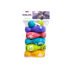 Spelset för ansiktskulor med färgglada kulor, 10 stycken.