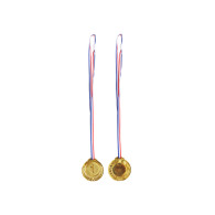 Guldmedalj Första plats Pris Trofé Zink 6,5 cm