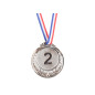 Silvermedal Andraplats Trofé Zink 6,5 cm
