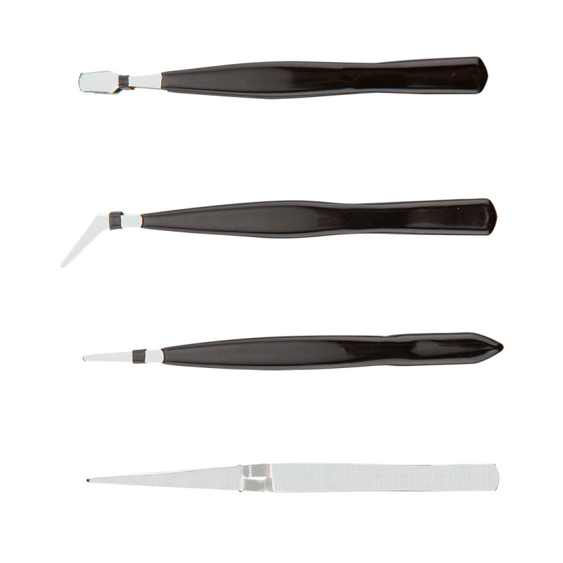 Pincett, set med 4 stycken.