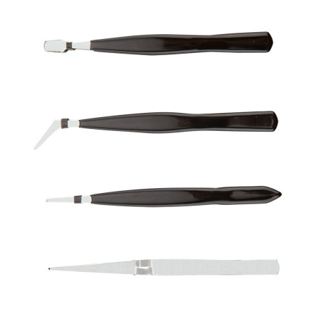 Pincett, set med 4 stycken.