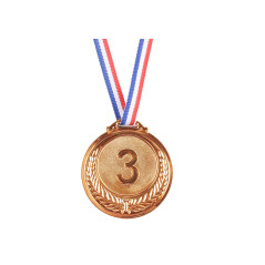 Bronzemedal Tredje plats Pris Trofé Zink 6,5 cm