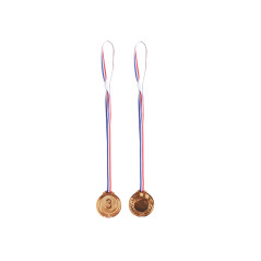 Bronzemedal Tredje plats Pris Trofé Zink 6,5 cm