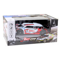RC Racing Car 1:16 Drift med Utbytbara Hjul i Vit-Rött
