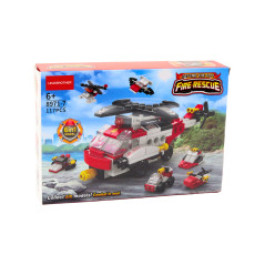 Byggklossar Helikopter 6 i 1 DIY Set Fordon 117 delar.