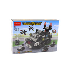 Byggsats för pansarfordon 6 i 1 DIY fordon 138 delar.