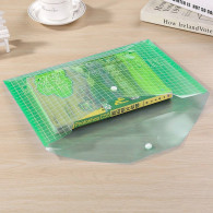 Mappmapp Kuvert Transparent Grön A4 20 stycken