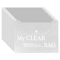 Mappmapp Kuvert Transparent A4 20 stycken