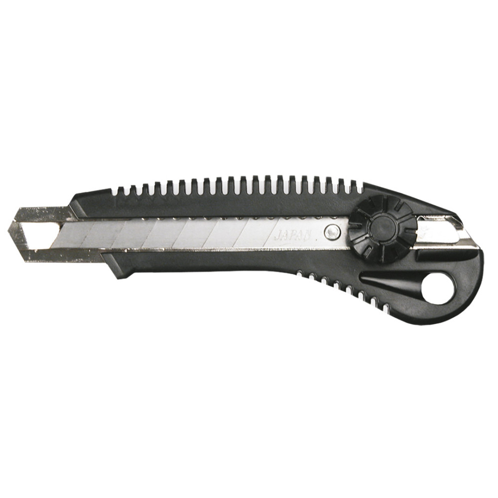 Kniv med 18 mm brytbart blad, skruvlås Kniv med 18 mm brytbart blad, skruvlås