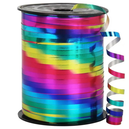 Holografisk dekorativ regnbågsfärgad dekorationsband 450m 5mm