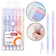 Set med Gel Pennor Intensiva Färger Kontor Skola 12 stycken
