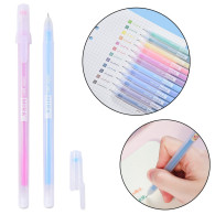 Set med Gel Pennor Intensiva Färger Kontor Skola 12 stycken