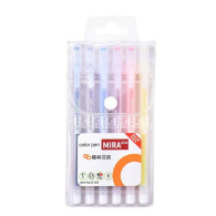 Set med Gel Pennor Intensiva Färger Kontor Skola 12 stycken