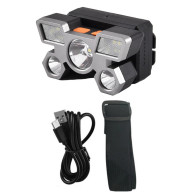 Pannlampa LED med 4 ljuslägen Justerbar rem Vattentät