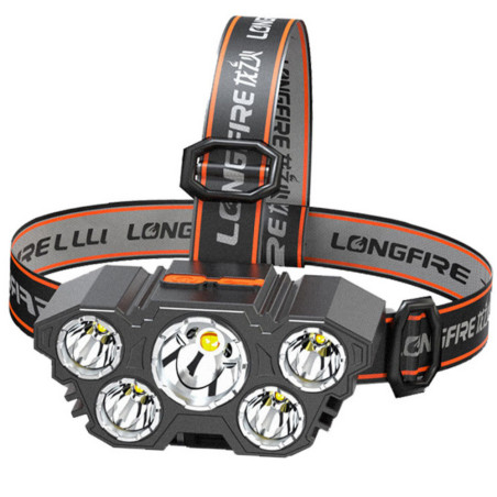 Pannlampa LED Pannlampa 5 dioder Rörelsesensor 4 Ljuslägen