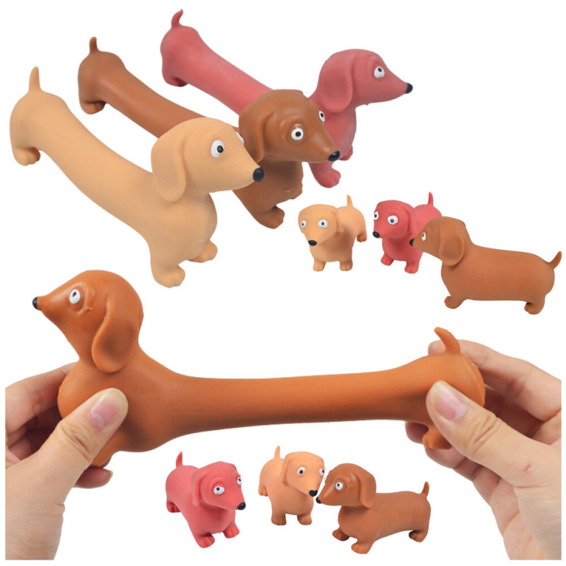 Stressboll Hund att Krama Brun Beige Smutsig Rosa