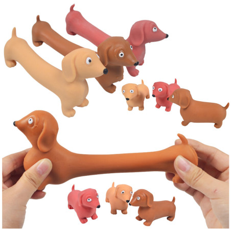 Stressboll Hund att Krama Brun Beige Smutsig Rosa