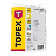 Målarduk LDPE, 0,02 mm, 4 x 5 m