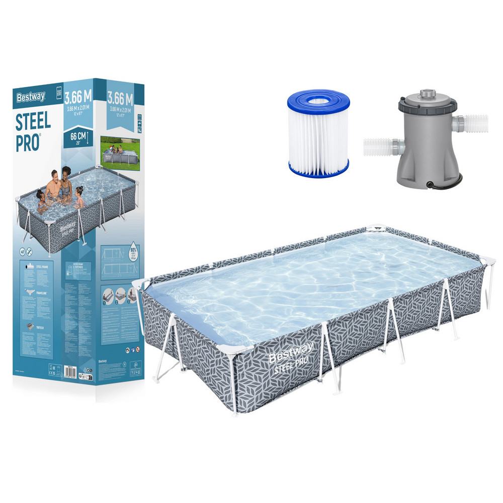 Pool Frame 366 x 201 x 66 cm Bestway 561FV
Pool Frame 366 x 201 x 66 cm Bestway 561FV Pool Frame 366 x 201 x 66 cm Bestway 561FV
Pool Frame 366 x 201 x 66 cm Bestway 561FV