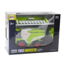 Skördetrös med majshuvud 2-i-1 Fjärrstyrd RC Ångsimulering 2,4G