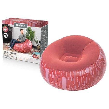 Uppblåsbar Röd Fåtölj Bestway 75052