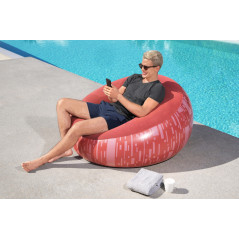 Uppblåsbar Röd Fåtölj Bestway 75052