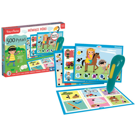 Talande Penna 500 Frågor Clementoni 50782