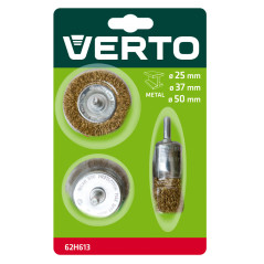 Trådborstar, skivformade, 3 st.