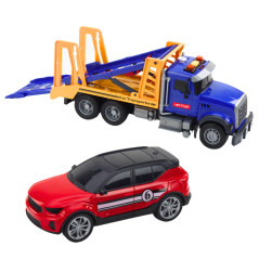 Lastbil Släpvagn Transportfordon Bil Ljus Ljud