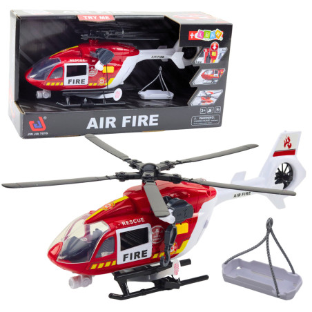 Helikopter Räddningstjänst Krok Bår Ljus Ljud 114