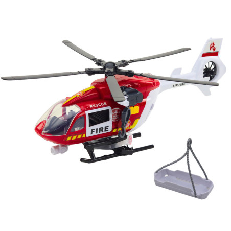 Helikopter Räddningstjänst Krok Bår Ljus Ljud 114