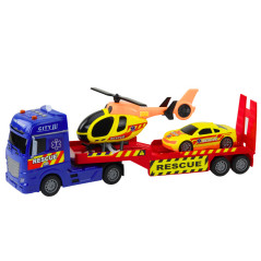 Räddningsset Lastbil Helikopter Bil Ljus Ljud