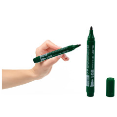 Permanent vattenfast grön marker 2,5-4,5 mm | HandlaSmidigt.se