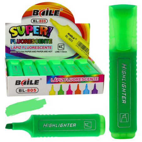 Märkpenna Markering Penna För Skolanteckningar Kontor Neon Intensiv Grön