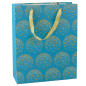 Presentpåse Elegant med Gyllene Stjärnor Blå 32 x 26 x 12 cm