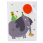 Gratulationskort 3D Enhörning Elefant Groda Dinosaurie + Kuvert