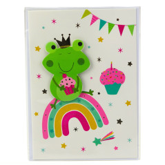Gratulationskort 3D Enhörning Elefant Groda Dinosaurie + Kuvert | HandlaSmidigt.se