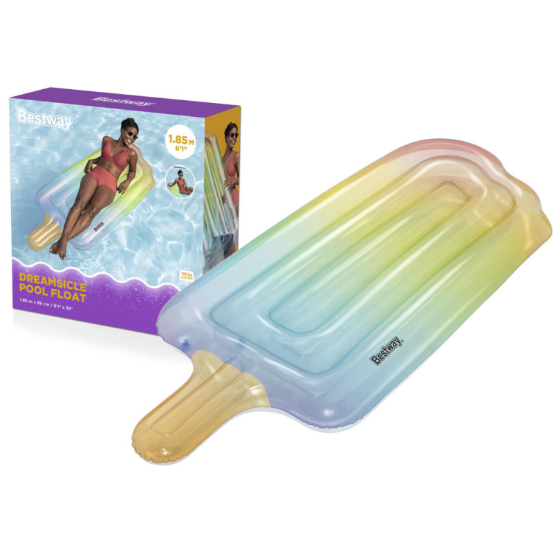 Uppblåsbar Poolmadrass Ice Pop 185 x 89 cm Bestway 43161