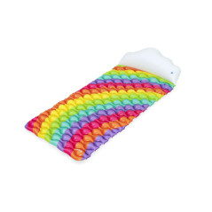 Uppblåsbar Regnbågsbadmadrass 216 x 80 cm Bestway 44107