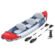 Kajak uppblåsbar för tre personer 381 x 100 cm Bestway 65132