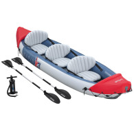 Kajak uppblåsbar för tre personer 381 x 100 cm Bestway 65132