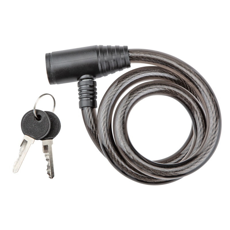 Cykelkedja 12 x 800 mm, genomskinlig svart skydd