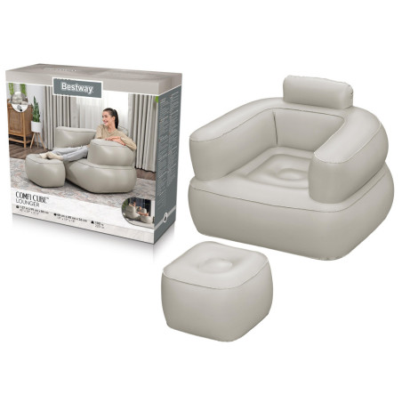Uppblåsbar fåtölj Ljus Bestway 75137