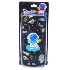 Pennfodral Skol Kosmos Astronaut Två Fickor Svart