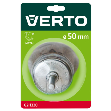 Stålborstborste med 50 mm skaft