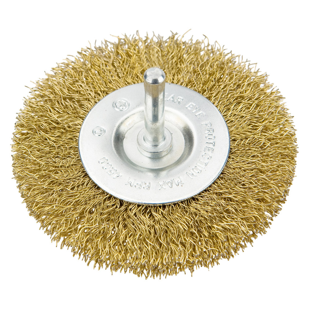 Szczotka druciana tarczowa z trzpieniem 100 mm Szczotka druciana tarczowa z trzpieniem 100 mm