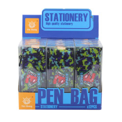 Pennfodral Förvaringslåda Rymd Dinosaurie Pixlar Blå Grön 20x8cm