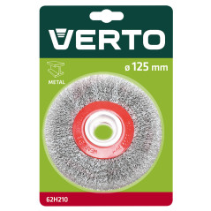 Ståltrådsborste skivformad 125 x 20 mm